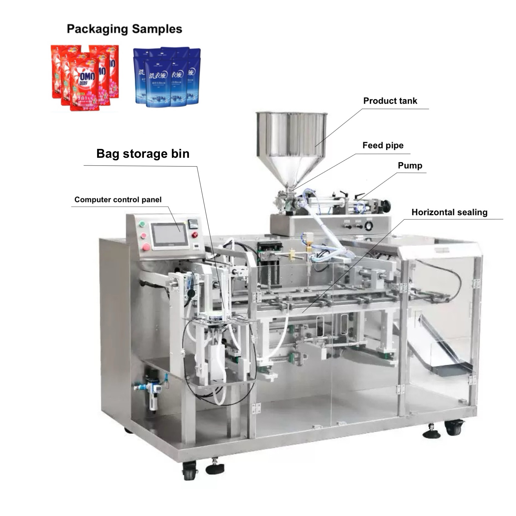 Premade Pouch Liquid Packing Machine