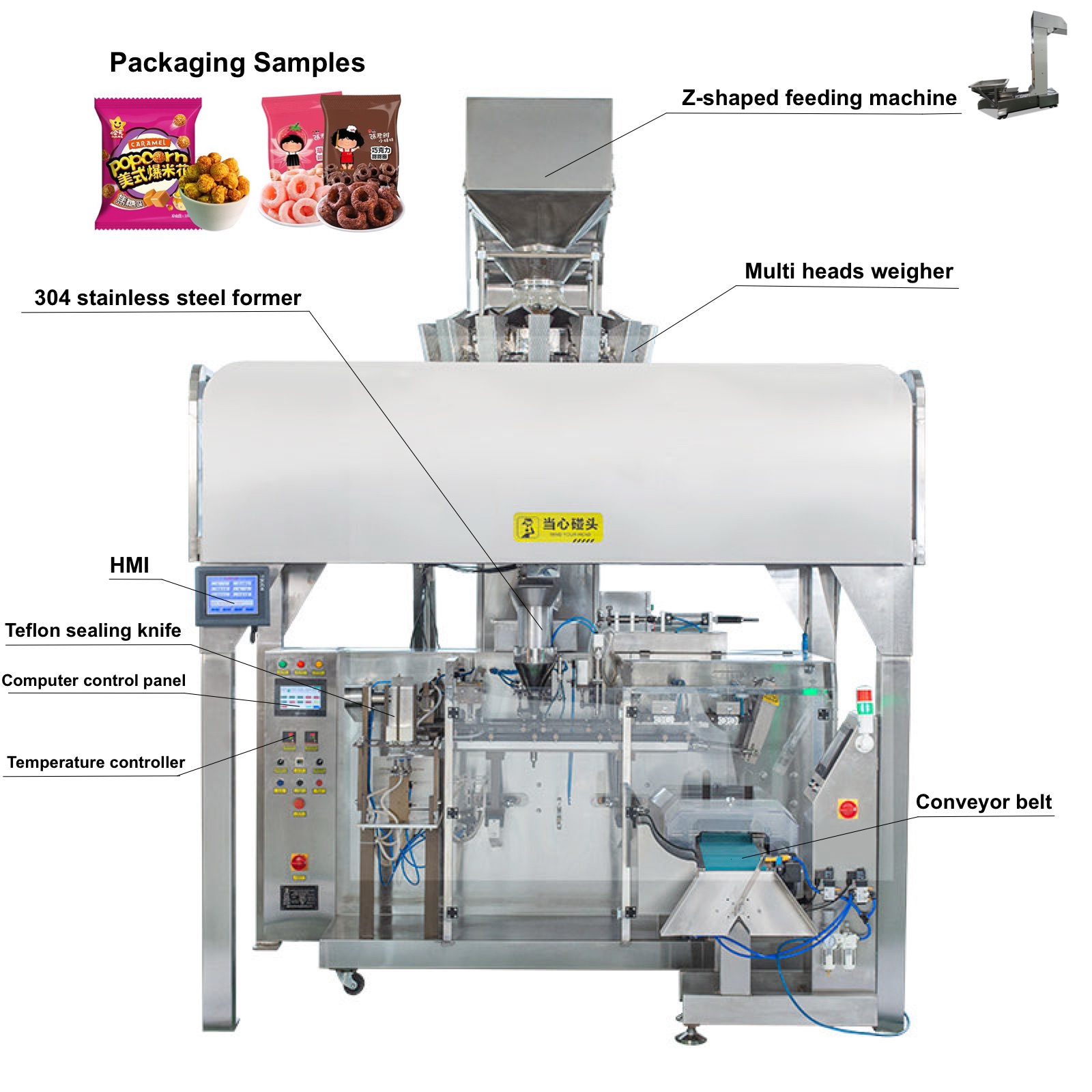 Premade Pouch Liquid Packing Machine